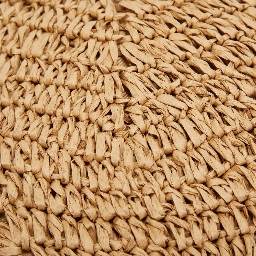 Straw Bags for Women Summer Beach Woven Tote Hobo Handbag Casual Straw Shoulder Bags for Travel Vocation