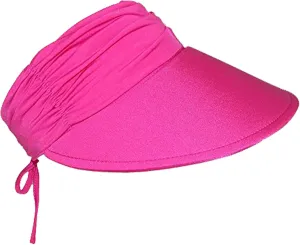 Sun Visors for Women - Visor Hats for Summer, Beach, Gardening - UV Protection, Adjustable, 4.5" Brim - Tie Adjuster