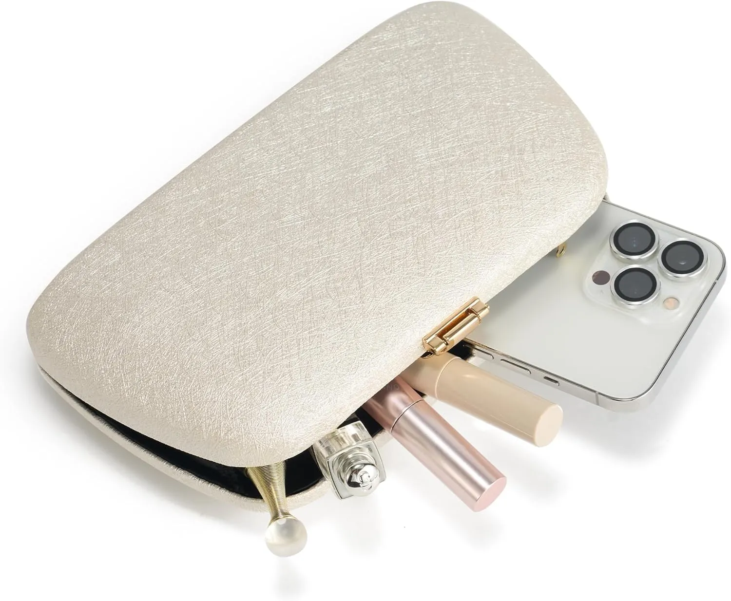 SWEETV Glitter Clutch Purses for Women Elegant Evening Bag for Parties, Weddings, and Formal Events