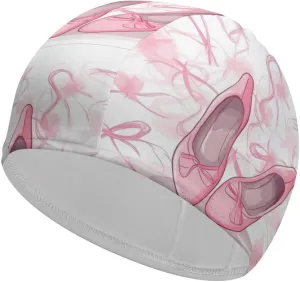 Swim Caps Waterproof Swimming Cap Unisex Adult Swimming Caps Ballet Shoes Fabric Swim Hat Long Hair Swimmings Hat Non-Slip High Elasticity Swims Cap for Adults