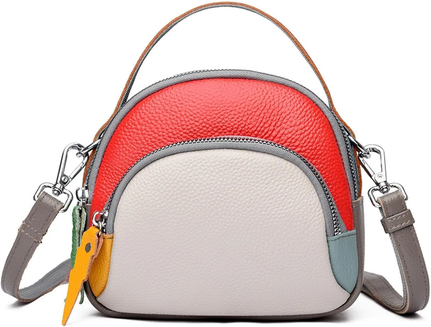 the First Layer of Cowhide Is a Large-capacity Cross-body Bag on One Shoulder