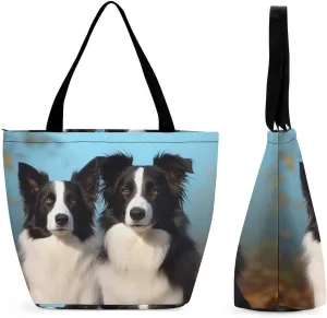 This Border Collie Women's Shopping Bag Foldable Washable Shoulder Bag Adopts High-definition Printing Technology, with Clear Patterns And Rich Colors. There Are Many Patterns to Choose From, And Ther