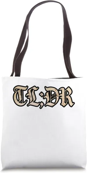 TL;DR - The Constitution Tote Bag