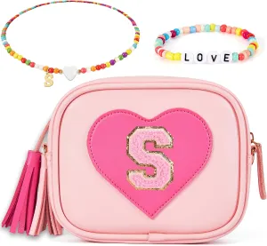 Toddler Purse Gift for Girls, Little Girls Purse Preppy Stuff Birthday Gift for 3 4 5 6 7 8 9 10 11 12 Year Old Girl