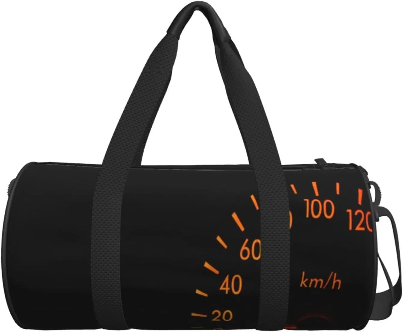 Travel Duffle Bag for Men Women, Automotive Black Car Dark Duffle Bags for Sport Gym Overnight Luggage