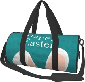 Travel Duffle Bag for Men Women, Easter Rabbit Ears Duffle Bags for Sport Gym Overnight Luggage