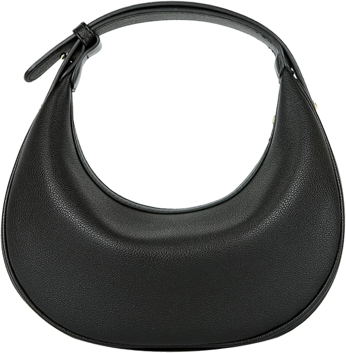 Trendy Shoulder Bag for Women Vegan Leather Crescent Crossbody Hobo Purse Adjustable Strap Cross Body Purses Clutch Handbag