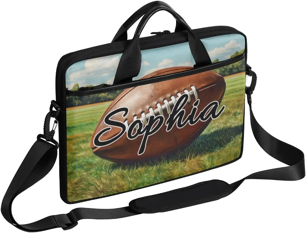 TropicalLife Personalized Laptop Bag 15 Inch Custom Sleeve Case with Handle Shoulder Strap Computer Messenger Bag