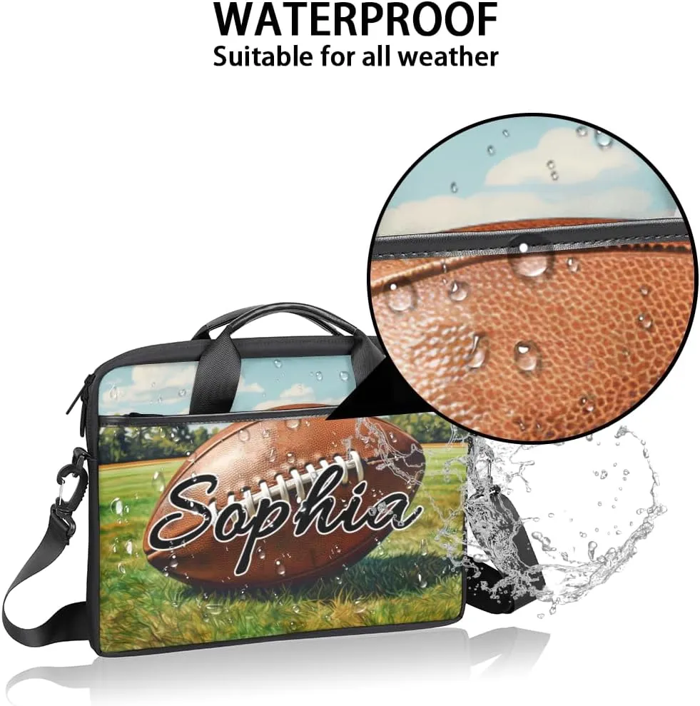 TropicalLife Personalized Laptop Bag 15 Inch Custom Sleeve Case with Handle Shoulder Strap Computer Messenger Bag