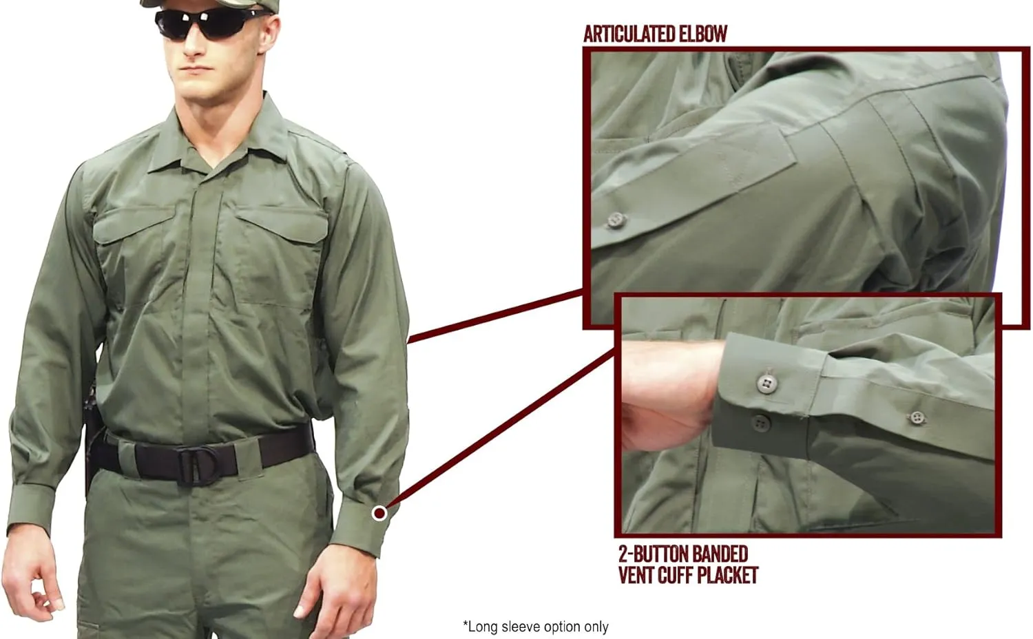 Tru-Spec Men's 24-7 Series Ultralight Long Sleeve Uniform Shirt