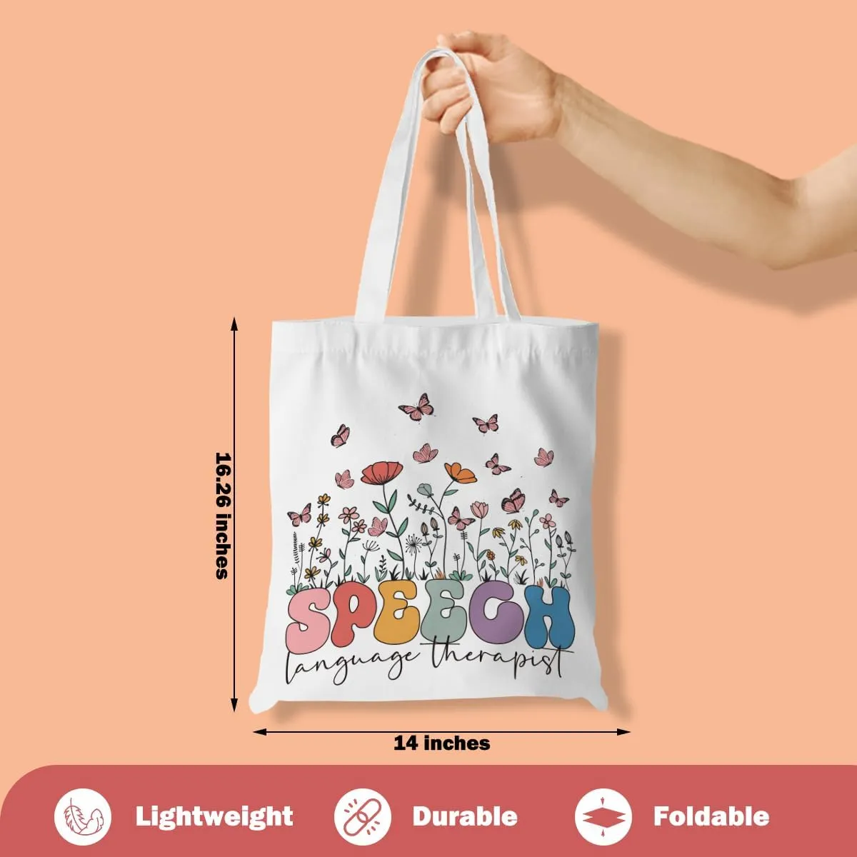 Turtle Gifts Shark Gifts Tote Bag, Hedgehog Horse Gifts for Women Girls, Animals Reusable Grocery Bag Shopping Bag