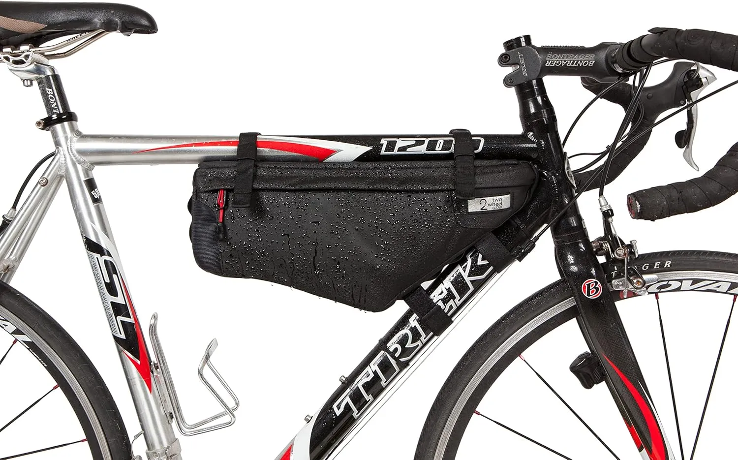 Two Wheel Gear - Mamquam Bicycle Frame Bag - Water Resistant, Adjustable - Designed for Commuting and Touring