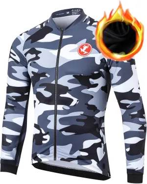 UGLY FROG 2025 Winter Fleece Long Sleeve Cycling Jersey Bicycle Coat