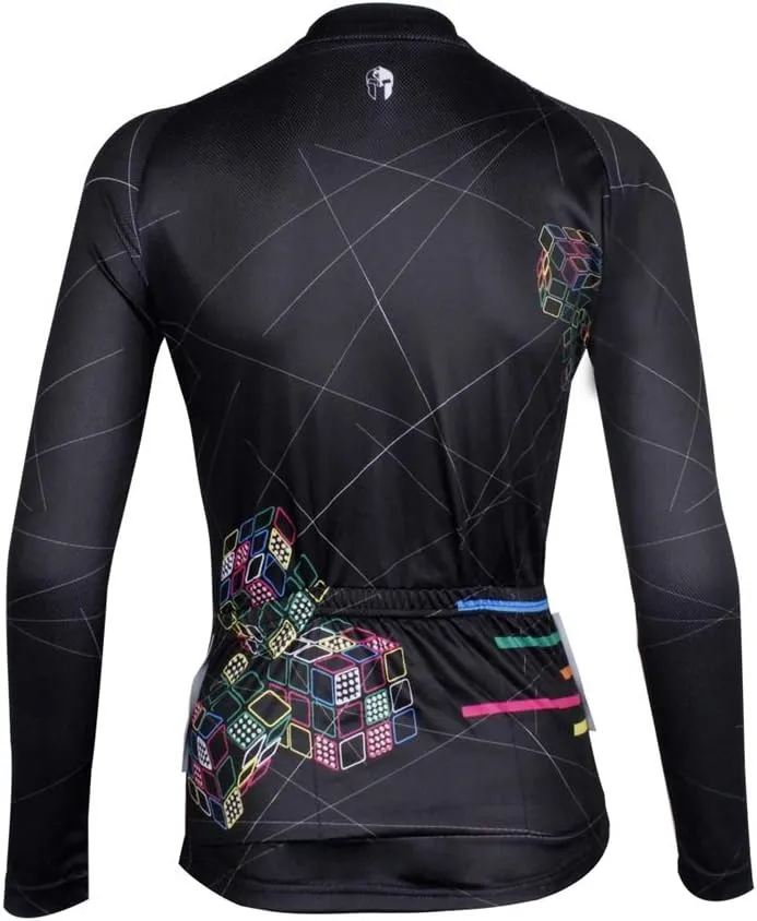 Uriah Women's Bicycle Jersey Long Sleeve Thermal Fleece Tights