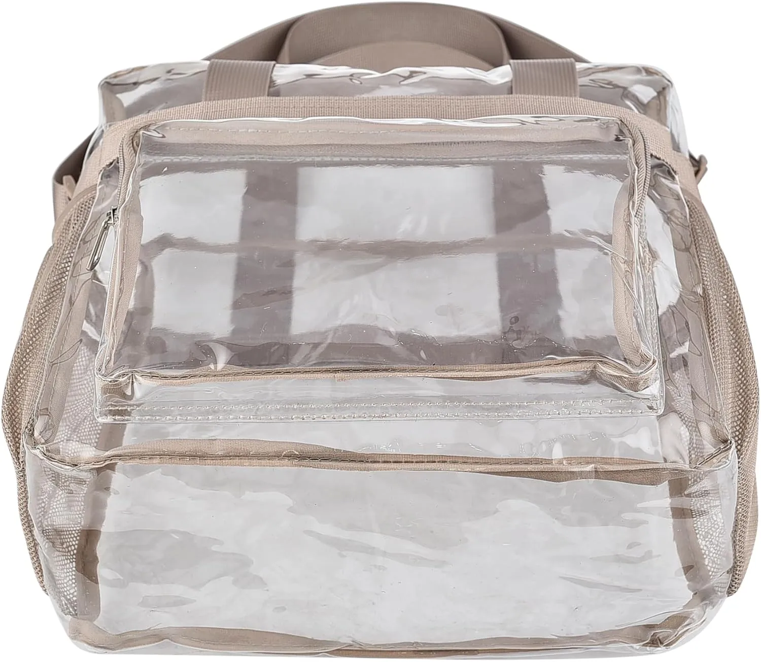 USPECLARE Clear Tote Stadium Approved, Security Travel & Gym Clear Bag for Work Sports Games Concerts