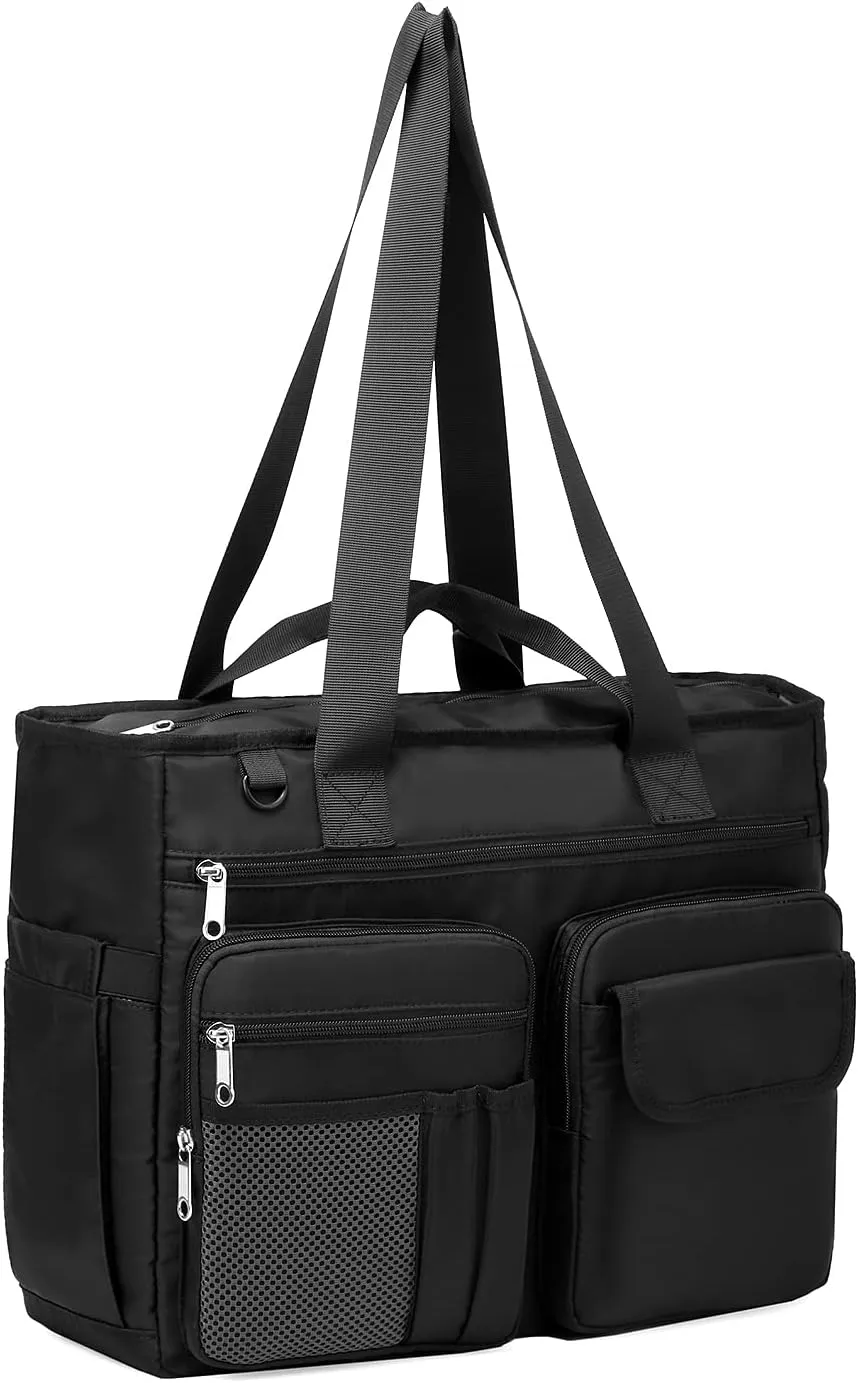 Utility Tote Bag for Work Women Teacher Nurse Diaper Carry on Carryon Weekend Trip Weekender Overnight Travel Groceries Appriceation Gift for New Nurse Teaching Nursing School Student Graduation