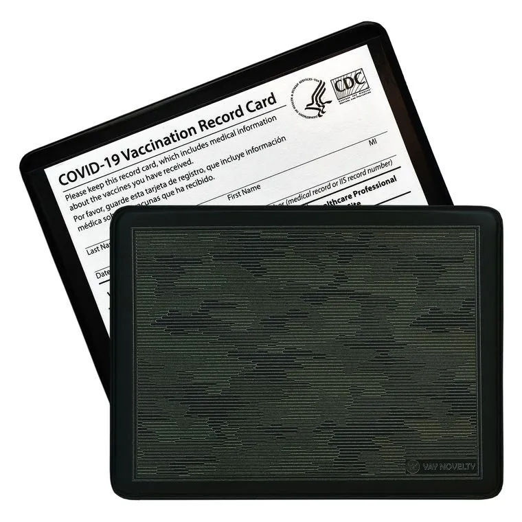Vaccination/ID Card Holder -  Camouflage