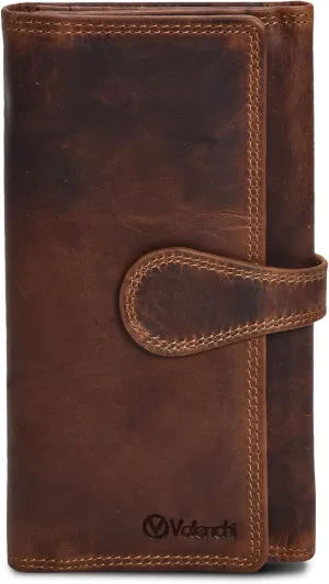 VALENCHI Wallet For Women - Small Leather Women's Wallet - Ladies Hand Clutch Purse - Travel - Credit Card Holder
