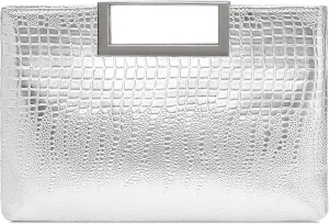 Vegan Leather Handbag Clutch Purses for Women Formal Stylish Evening Clutch for Weddings, Proms, Cocktail