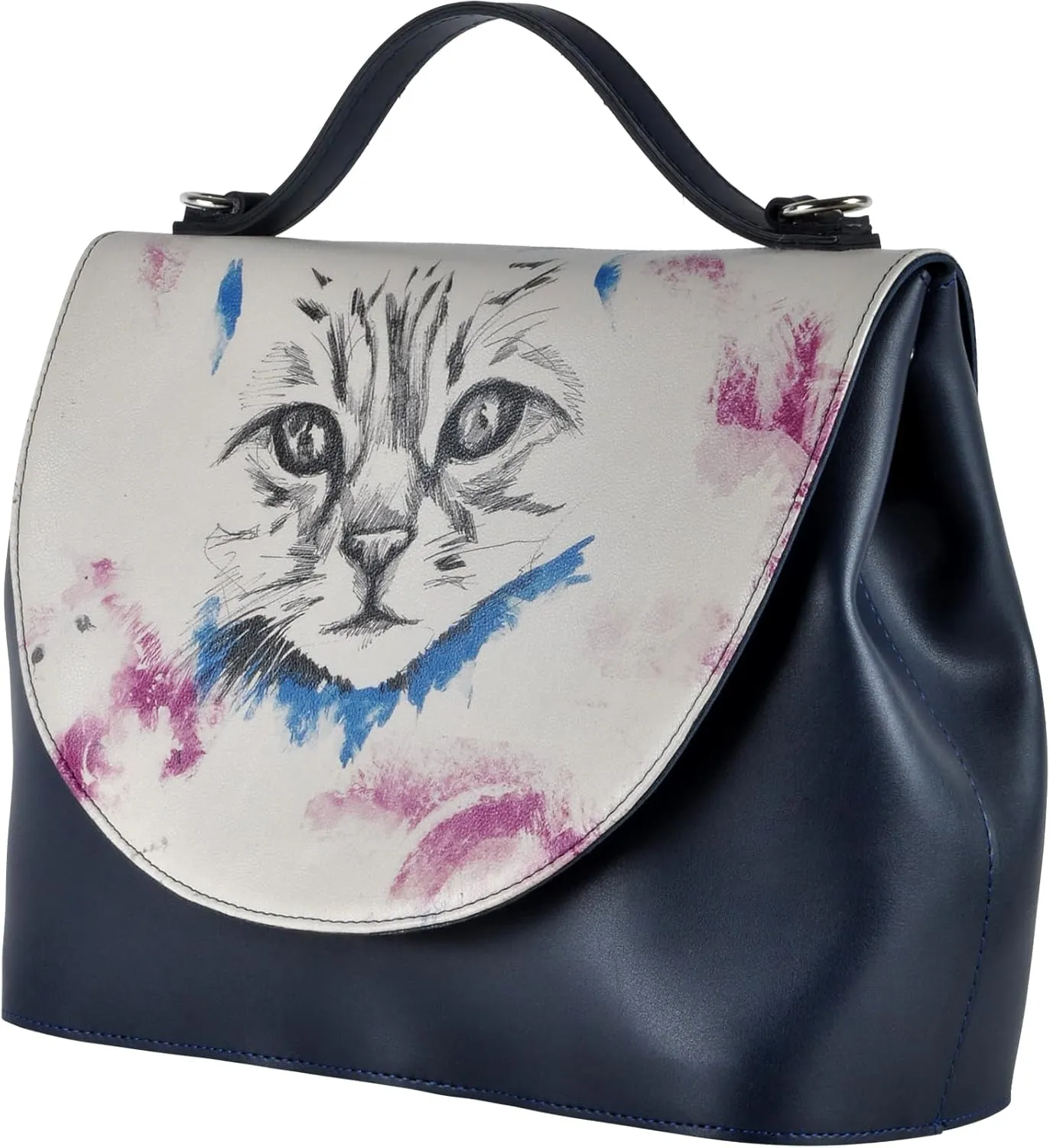 Vegan Leather Handbags for Women - Unique Design and Handmade Top-Handle Handbags