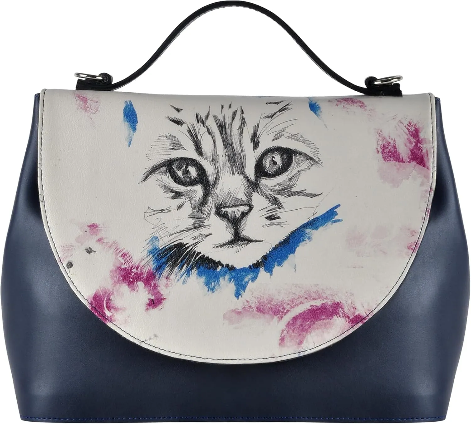 Vegan Leather Handbags for Women - Unique Design and Handmade Top-Handle Handbags