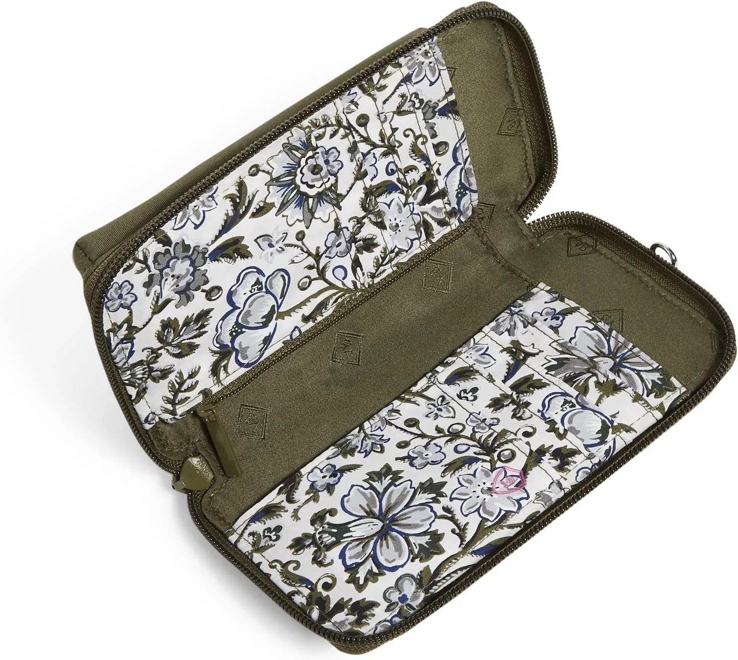 Vera Bradley Women's Cotton Smartphone Wristlet with RFID Protection