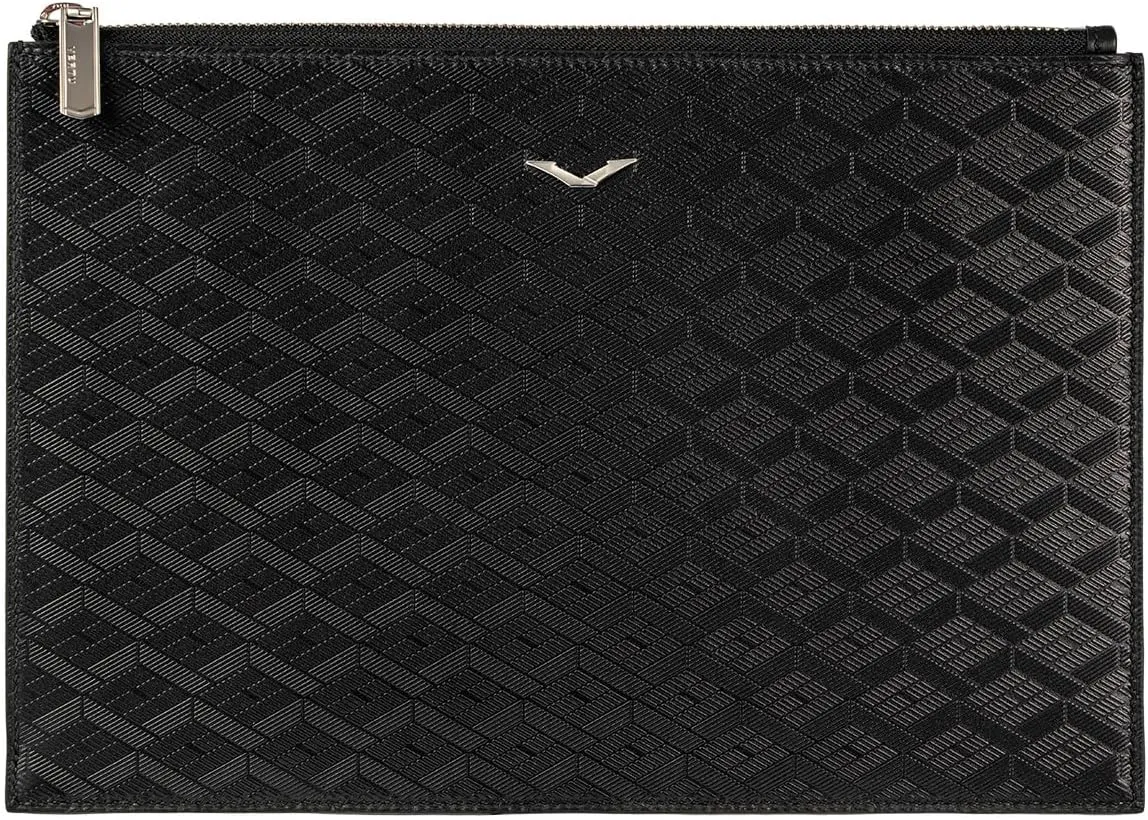 VERTU NEO-VAULT Clutch Bag For Men, Leather Clutch Bag Business Mens Large Hand Bag Big Clutch Wallet