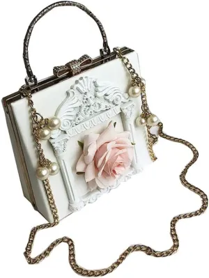 Victorian Handbag Gothic Purses Lolita Shoulder Bag for Women Vintage Clutch