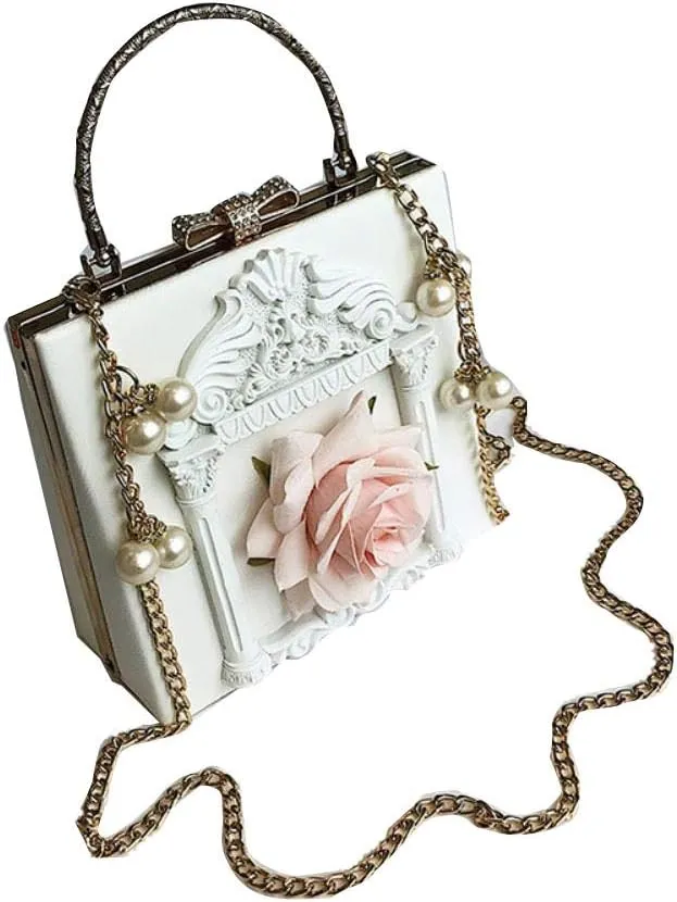 Victorian Handbag Gothic Purses Lolita Shoulder Bag for Women Vintage Clutch