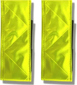 Vincita Reflective Bands - Highly Visible Safety Reflective Bands for Cycling, Walking, Running, and Hiking - Suitable with Molle Webbing On Backpack (Pair of 2)