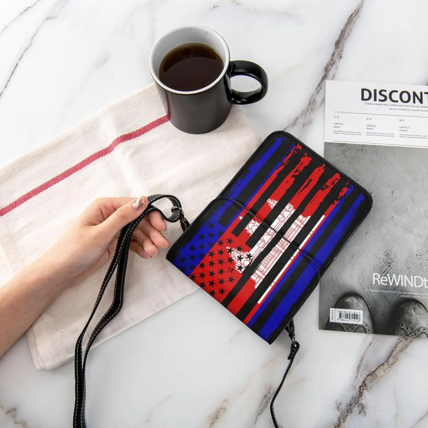 Vintage Chileans Chile America Flag Striped Patterns Small Crossbody Purse Cell Phone Bag for Women