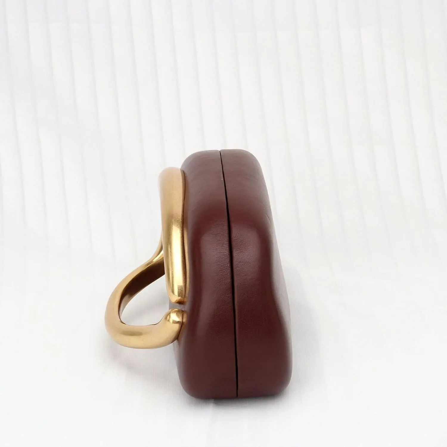 Vintage Handle Evening Clutch PU Handheld Purse Chain Shoulder Box Crossbody Elegant Mini Party Bag