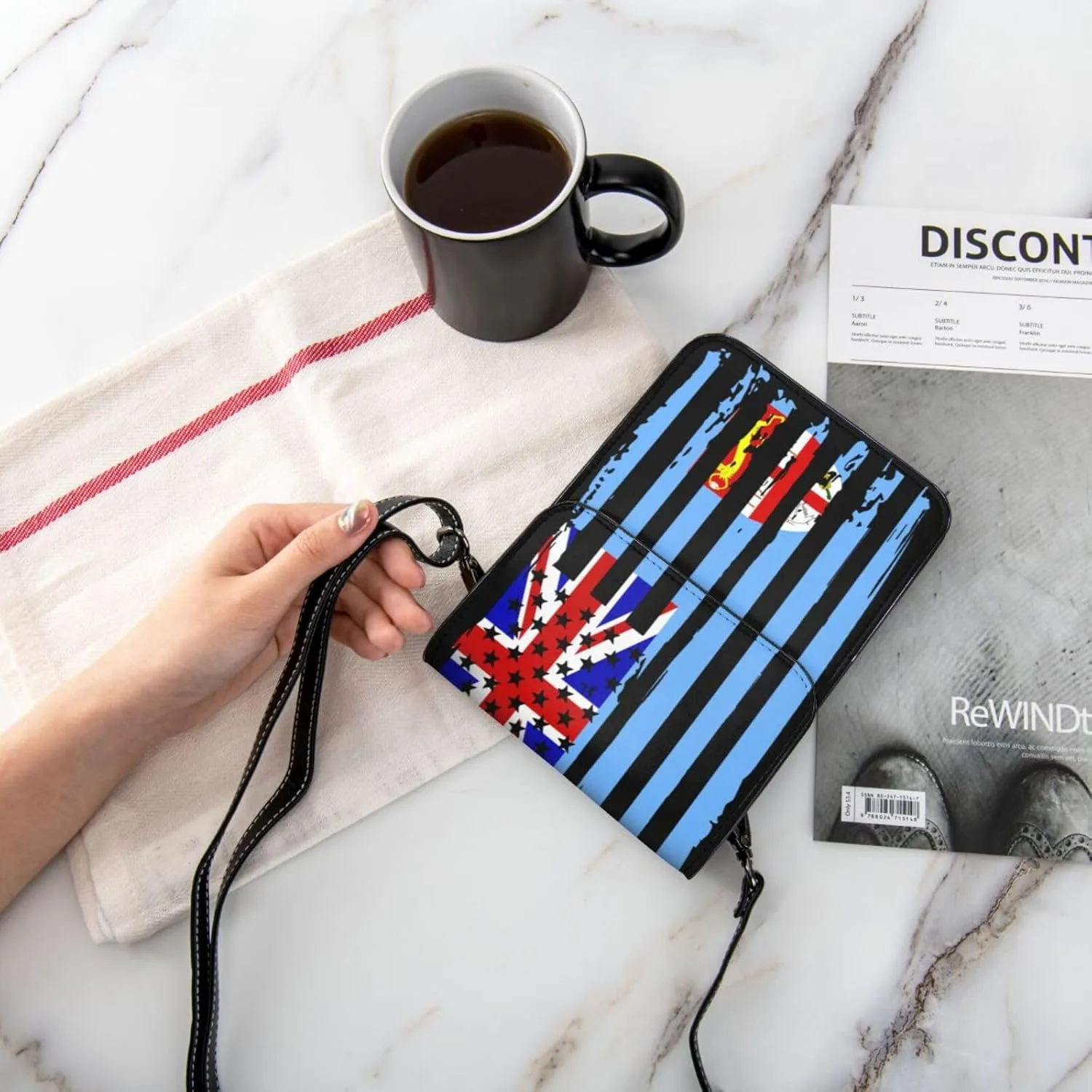 Vintage Iran Iranian America Flag Striped Patterns Small Crossbody Purse Cell Phone Bag for Women