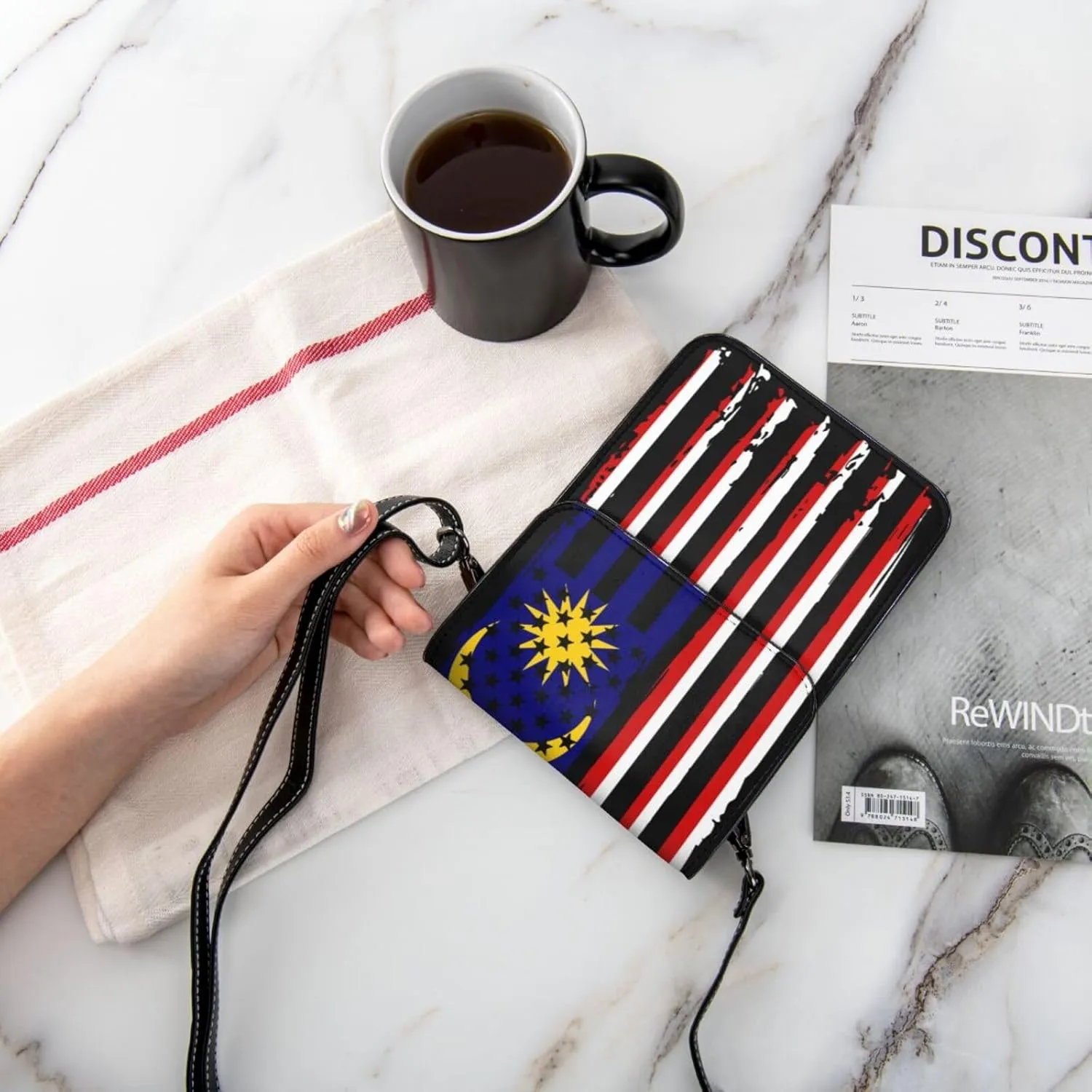 Vintage Niger Nigerien America Flag Striped Patterns Small Crossbody Purse Cell Phone Bag for Women
