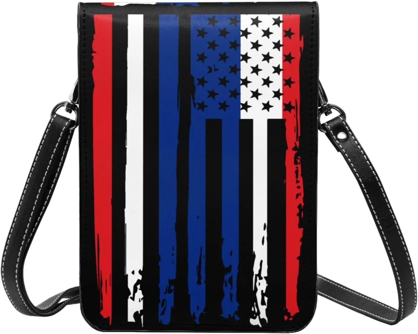 Vintage Tanzanian America Flag Striped Patterns Small Crossbody Purse Cell Phone Bag for Women