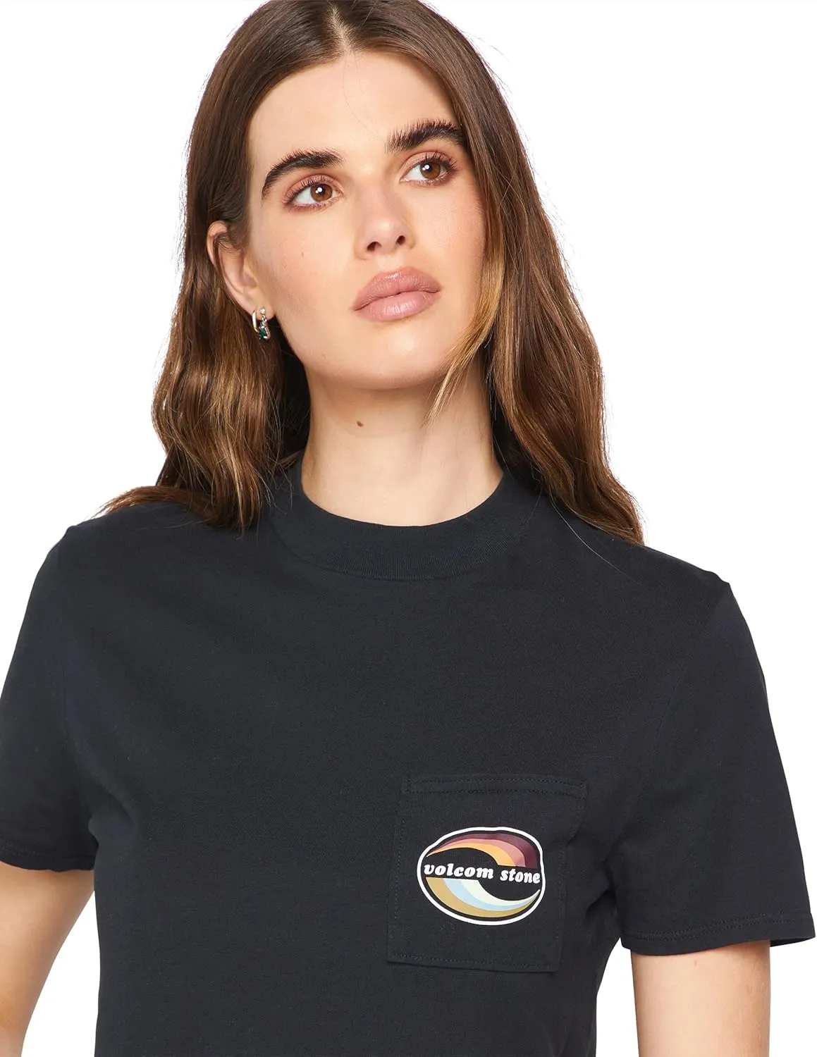 Volcom Women's Pocket Dial Short Sleeve Tee