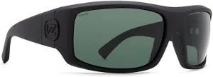 VonZipper Clutch Sunglasses Matte Black with Wildlife Vintage Grey Polarized Lens
