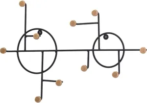 Wall Hooks Simple Style Wall-Mounted Coat Rack Living Room Bedroom Handbag Hook Key Holder Hanging Coats Scarves Key Hat Purse Towel Hanger