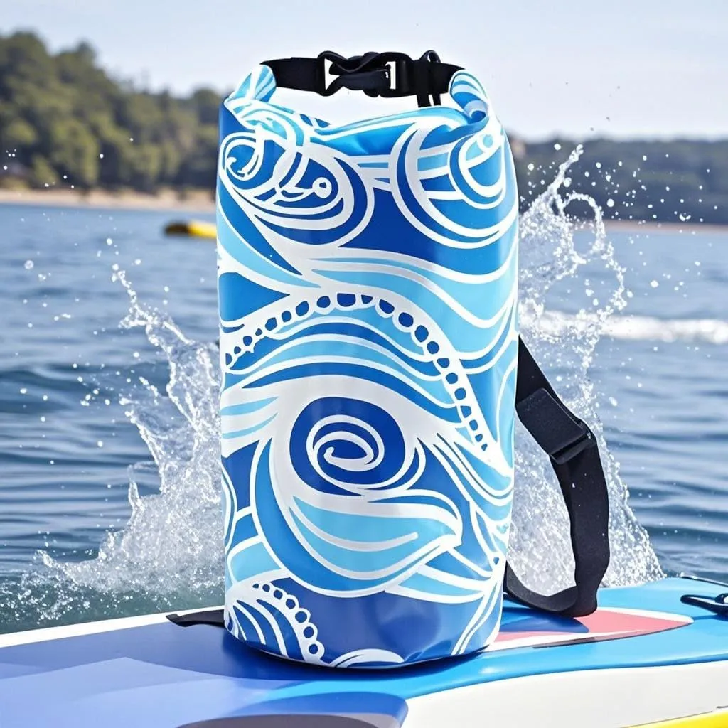 Waterproof Dry Bags 10L Kayaking Bag Small Beach Dry Bag Backpack for Kayaking Boating Camping Swimming Outdoor