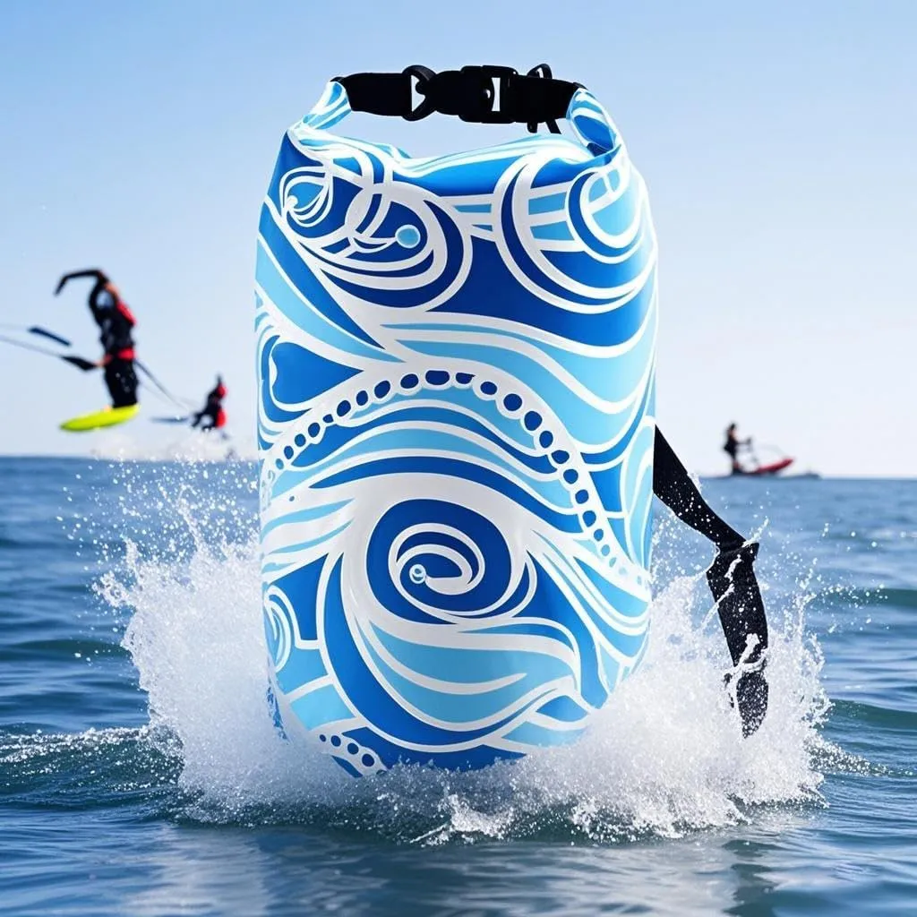 Waterproof Dry Bags 10L Kayaking Bag Small Beach Dry Bag Backpack for Kayaking Boating Camping Swimming Outdoor