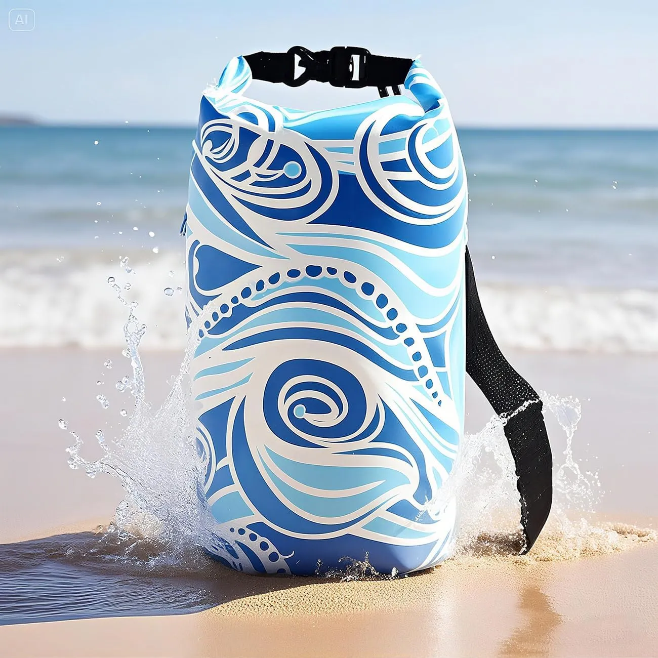 Waterproof Dry Bags 10L Kayaking Bag Small Beach Dry Bag Backpack for Kayaking Boating Camping Swimming Outdoor