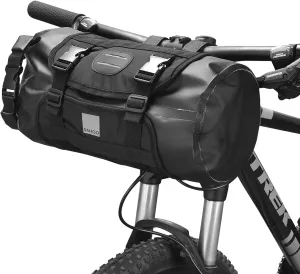 Waterproof Outdoor Bicycle Front Frame Storage Bag - Handlebar Bag for Road MTB - Accessory Bag 6L Black