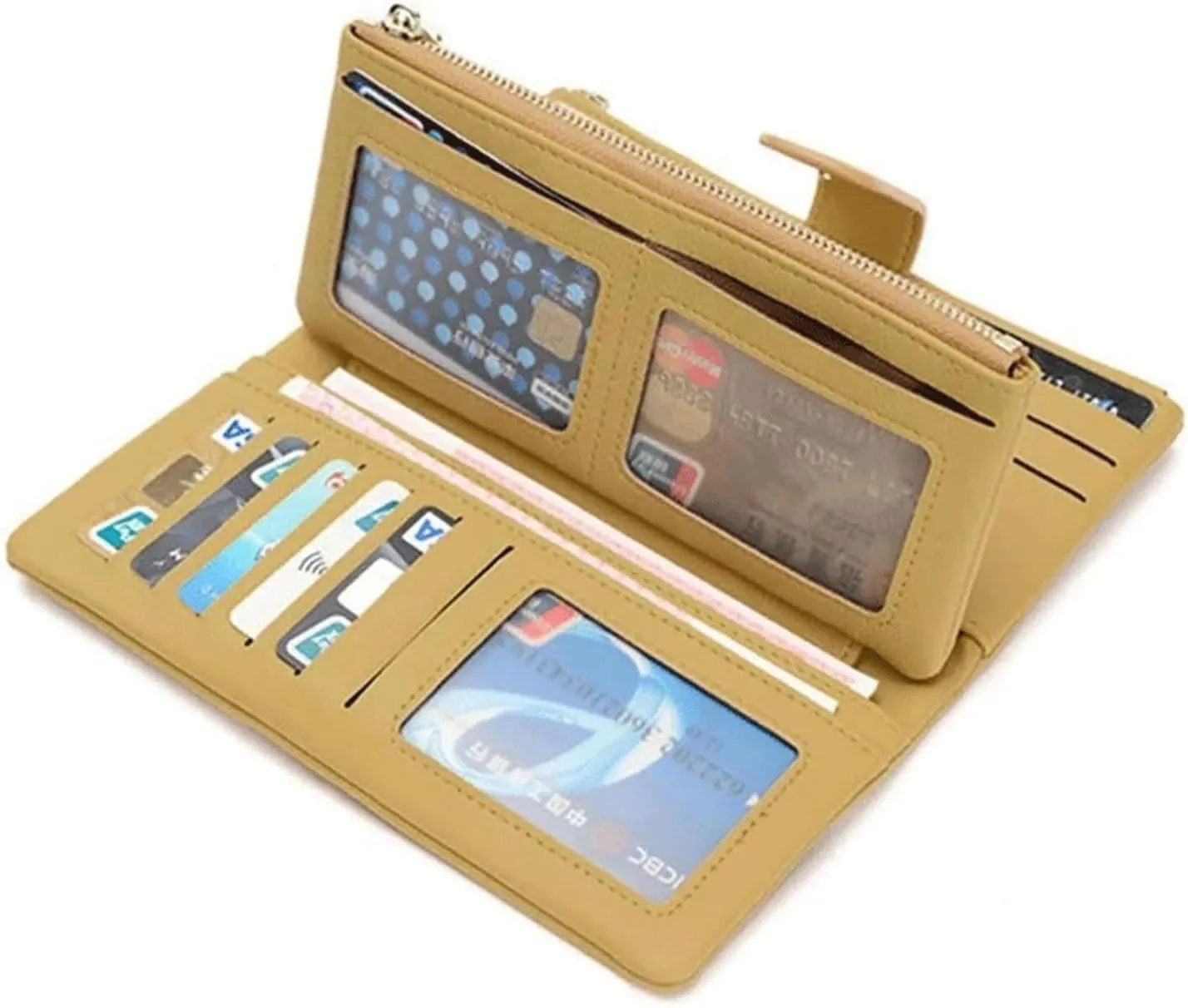 Women Pu Leather Wallets Female Long Hasp Purses Large Capacity Money Bag Phone Pocket Multifunction Clutch Coin Card Holder purse