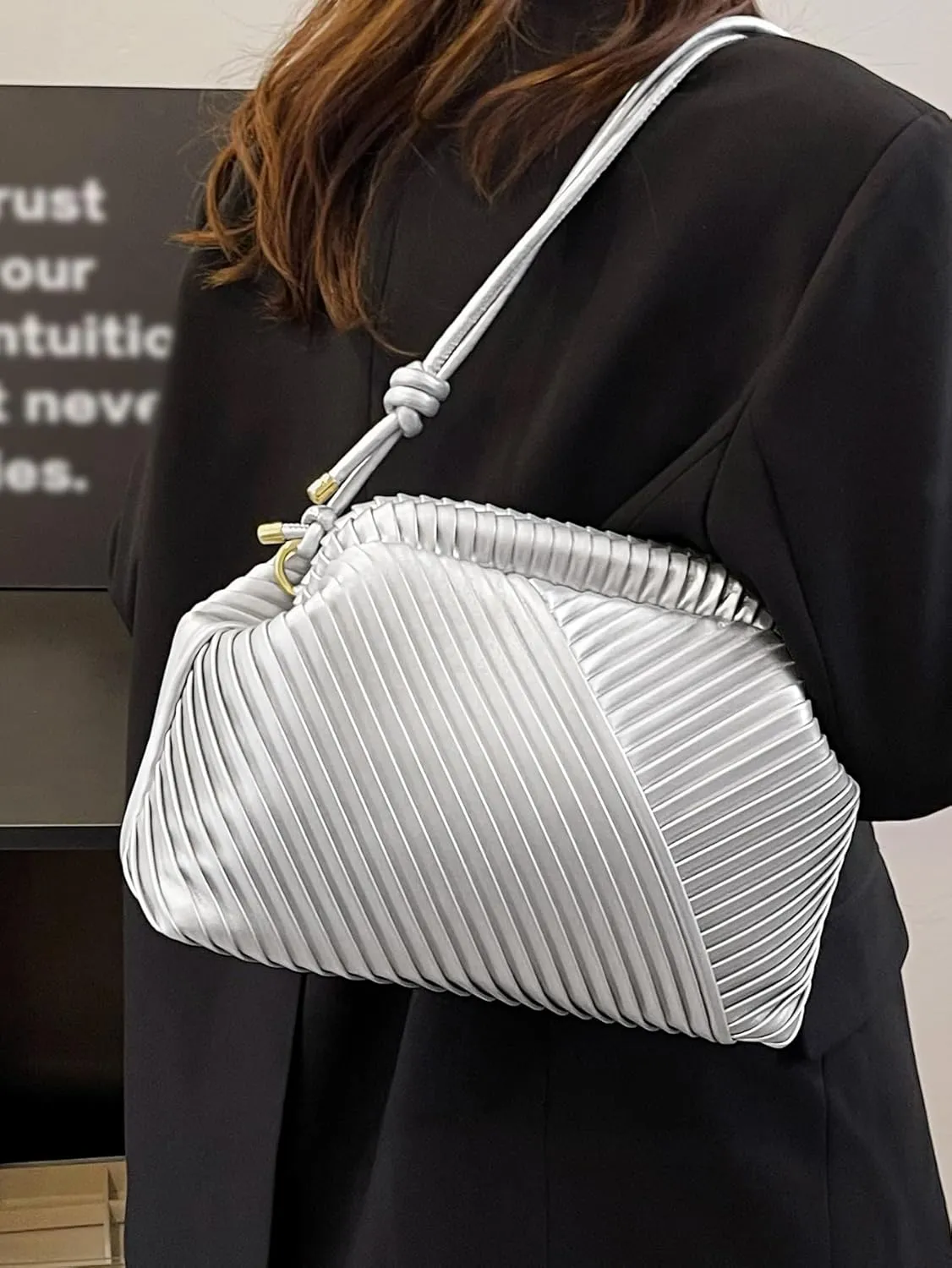 Women's Clutch Purses Small Nude PU Leather Evening Clutch Bag 2024