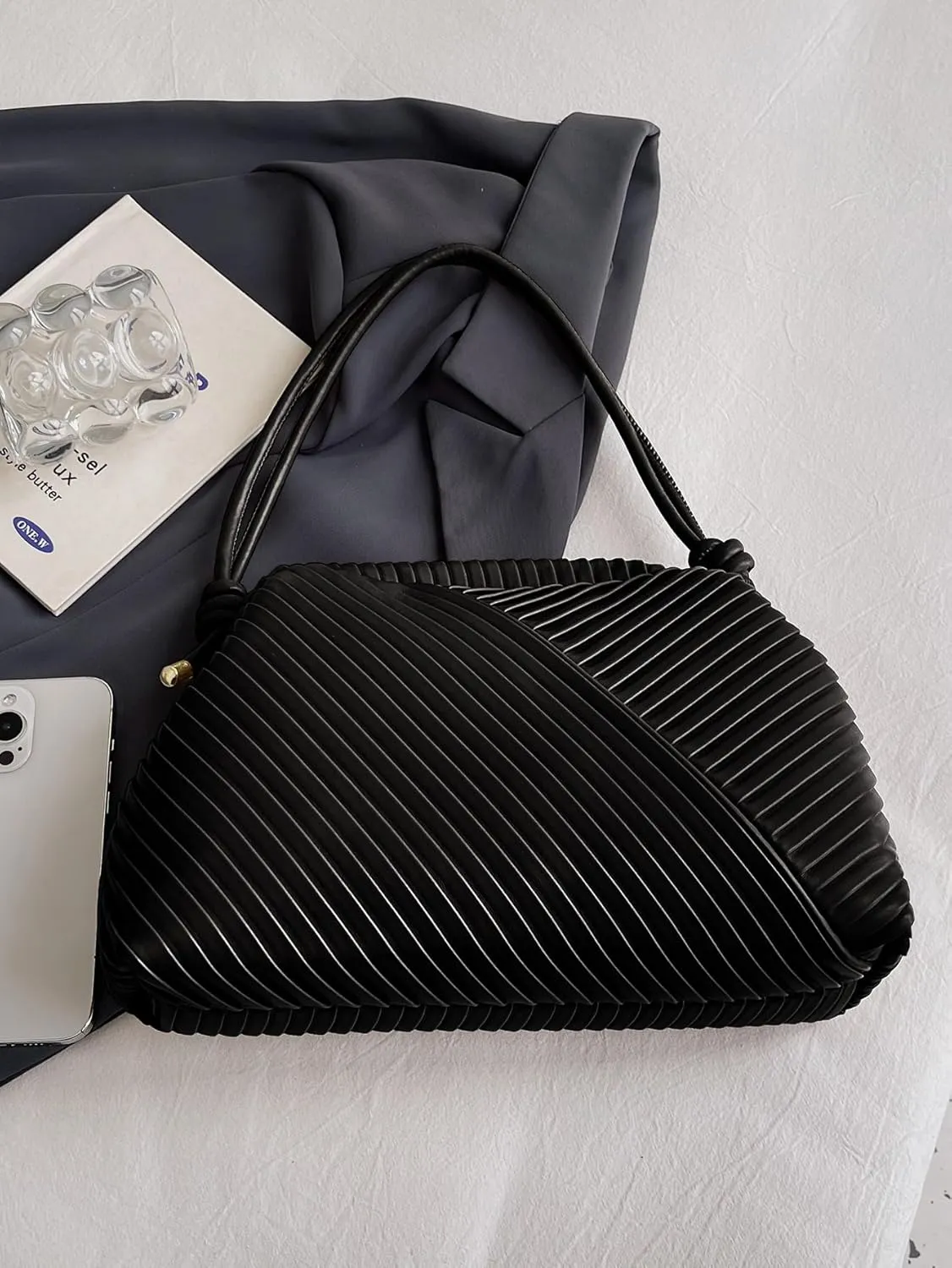 Women's Clutch Purses Small Nude PU Leather Evening Clutch Bag 2024