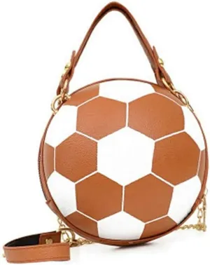 Women's Crossbody Bag Handle Tote Messenger Shoulder Bags Ball Shape PU Leather Round Handbags for Women
