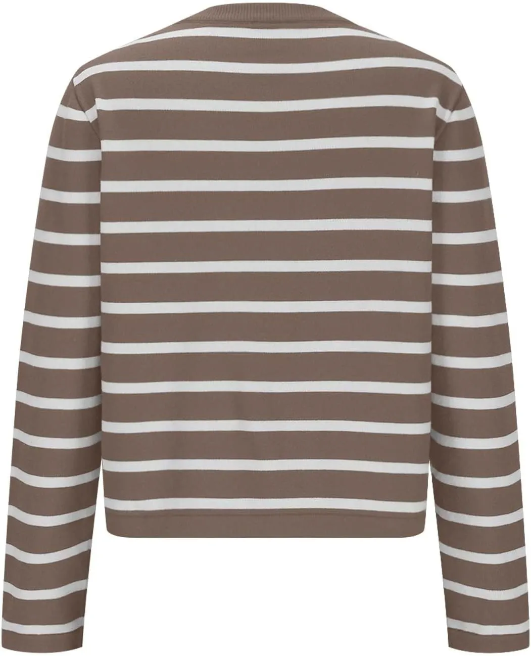 Women's Long Sleeve Cardigan Button up Collared Striped Graphic Sweater Coat Fashion Casual Cardigans