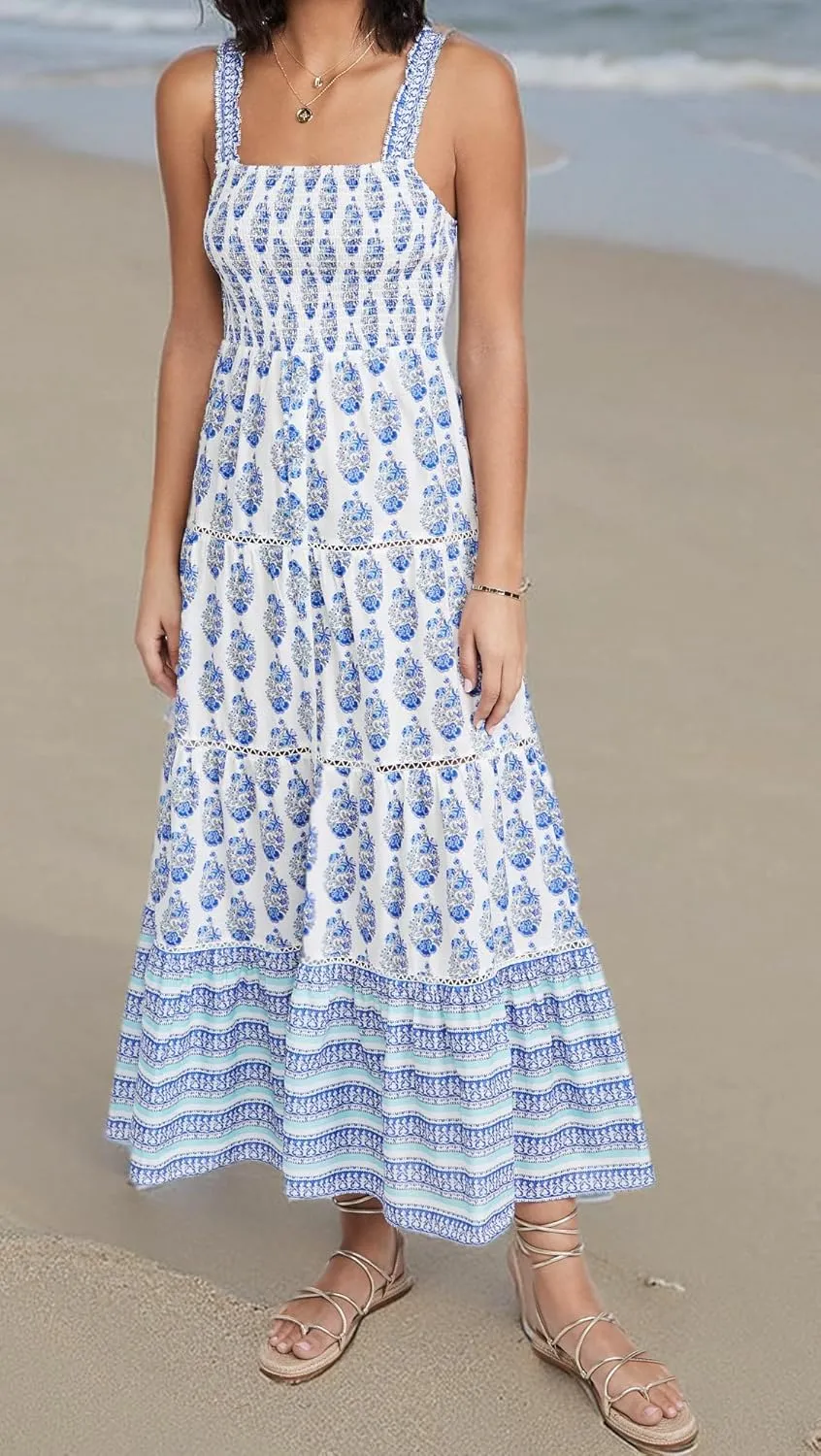 Women's Smock Border Dress