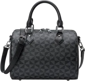 Women’s Top Handle Bag, Fashionable Crossbody Purse, Large Cute Satchel Handbag