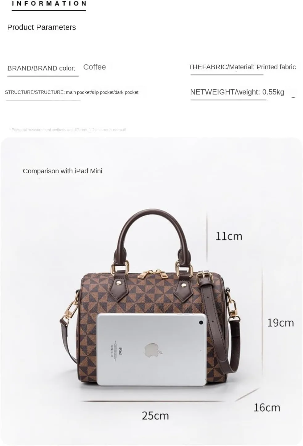 Women’s Top Handle Bag, Fashionable Crossbody Purse, Large Cute Satchel Handbag